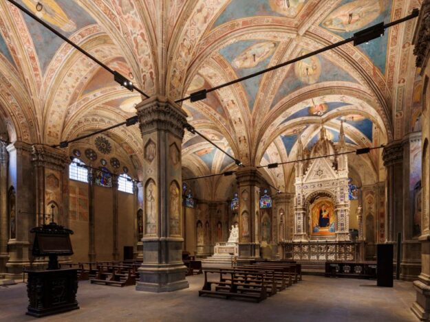 Esterno della Chiesa e del Museo di Orsanmichele a Firenze